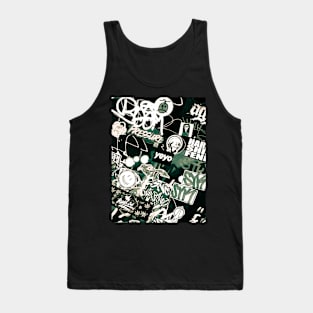 Green Graffiti Street Art NYC Tank Top